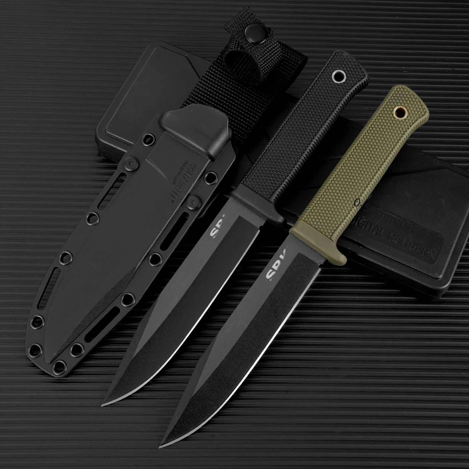 Hunting Knife Outdoor Edge - سكين تخييم جديد ذو نصل ثابت