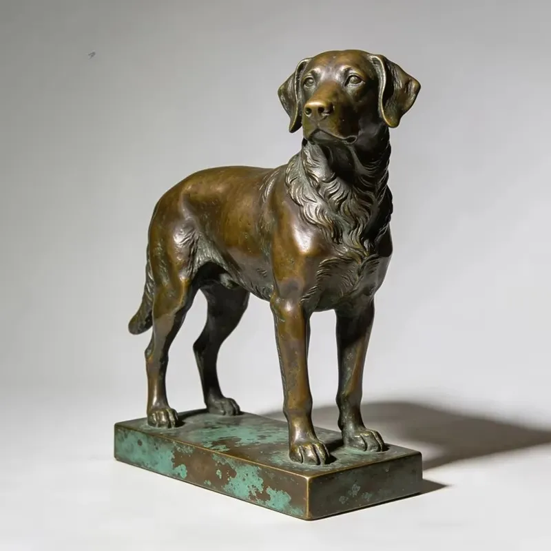 Outdoor Hunting Dog Statue - تمثال كلب صيد من البرونز المصبوب