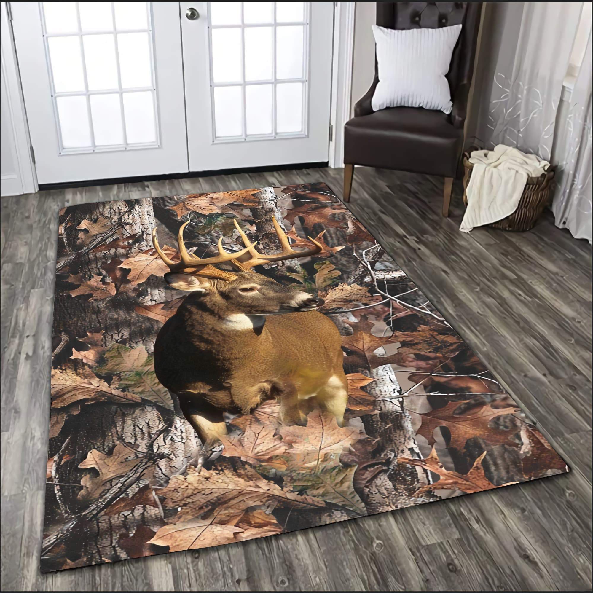 Hunting Outdoor Rug - سجادة أرضية كبيرة مطبوعة ثلاثية الأبعاد