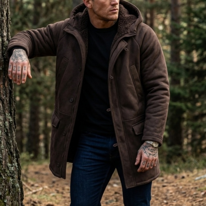 جاكيت شتوي جديد للرجال مبطن با - مراجعة Outdoor Hunting Coat وسعره