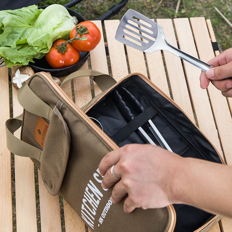 طقم أدوات طهي للتخييم مكون من  - مراجعة Outdoor Hunting Kitchen وسعره