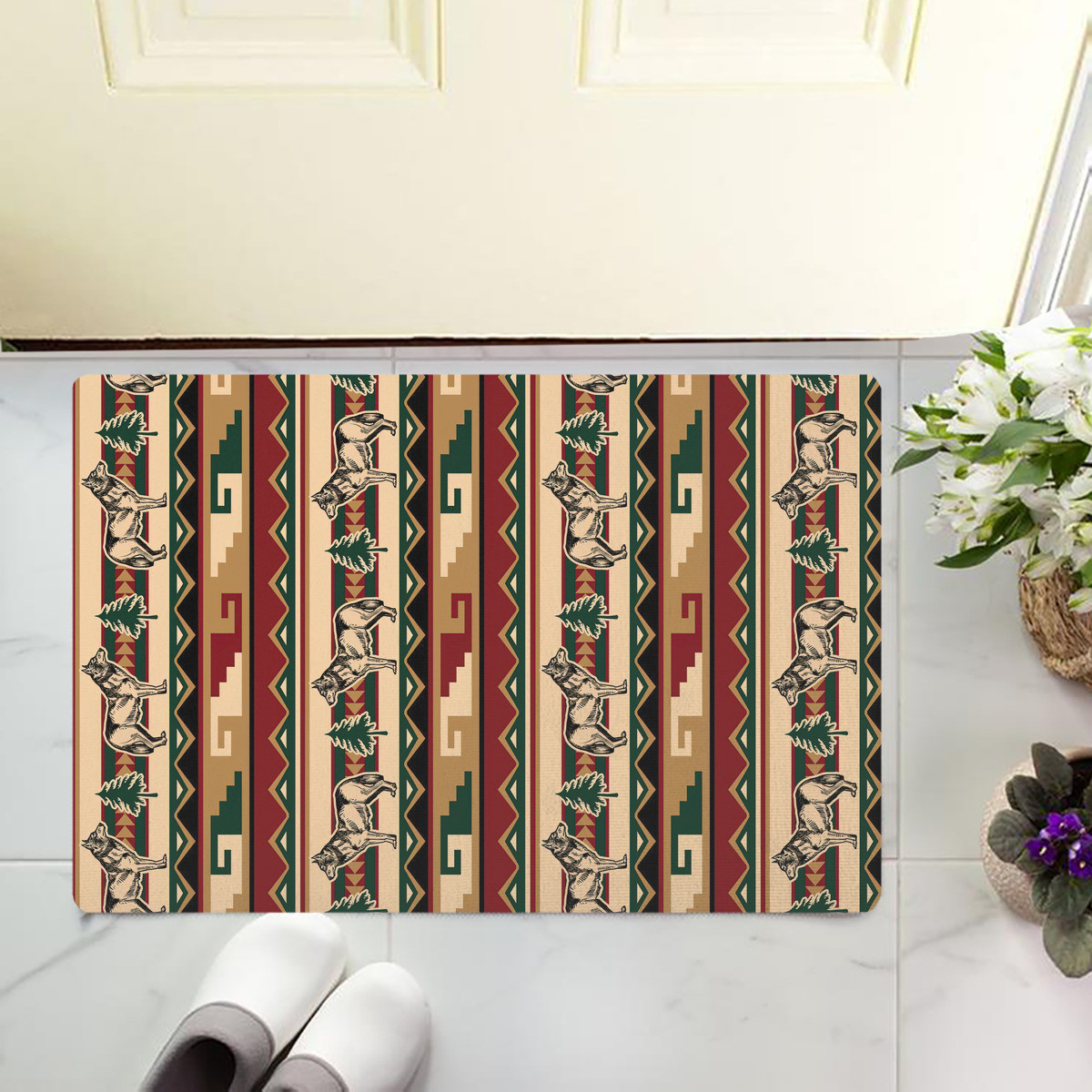 سجادة باب من الفلانيل بتصميم ر - مراجعة Hunting Outdoor Rug وسعره