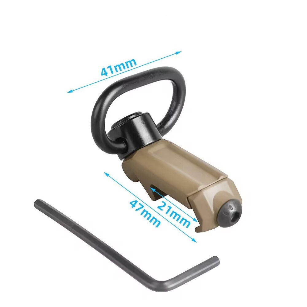 محول تثبيت حزام البندقية التكت - مراجعة Rifle Sling Swivel وسعره