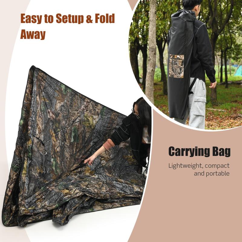 خيمة صيد محمولة مع أوتاد أرضية - مراجعة Hunting & Outdoor Supplies Carterton وسعره