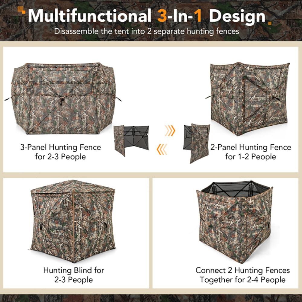 خيمة صيد قابلة للفصل 5 في 1، ت - مراجعة Hunting & Outdoor Supplies Carterton وسعره