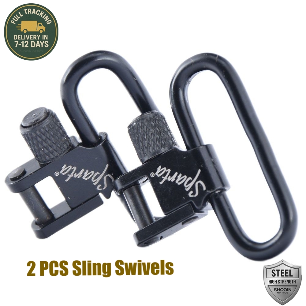 تدور زلاجات سبارتا السريعة الق - مراجعة Rifle Sling Swivel وسعره
