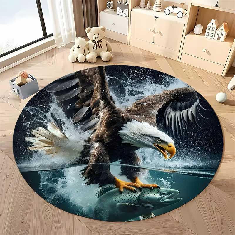 شحن مجاني! سجادة مستديرة لغرفة - مراجعة Hunting Outdoor Rug وسعره