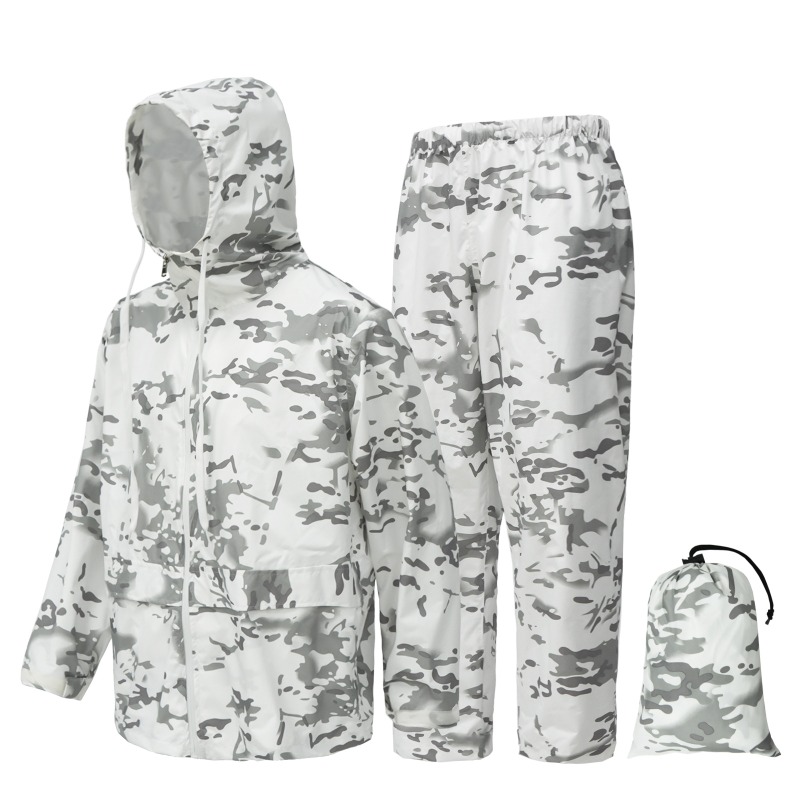 بدلة معطف وسروال مطر مقاومة لل - مراجعة Outdoor Hunting Coat وسعره