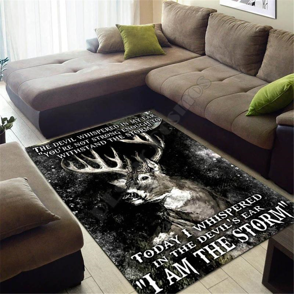 سجادة بتصميم منطقة صيد الغزلان - مراجعة Hunting Outdoor Rug وسعره